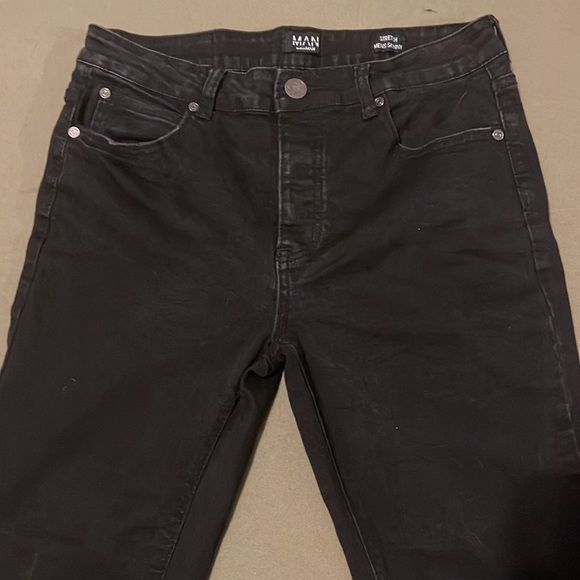 MAN BooHooMAN  Stretch Mens Skinny  Jeans size 30” - Picture 3 of 16